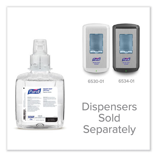 Image of PURELL® HEALTHY SOAP Mild Foam Refill, For CS6 Dispensers, Fragrance-Free, 1,200 mL, 2/Carton