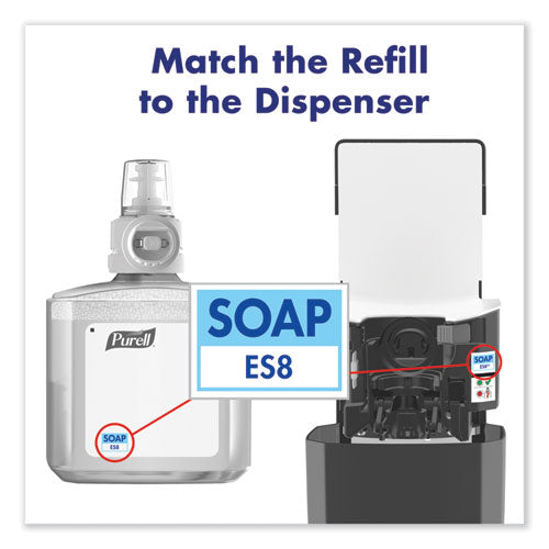 Image of PURELL® HEALTHY SOAP Gentle and Free Foam Refill, For ES8 Dispensers, Fragrance-Free, 1,200 mL, 2/Carton