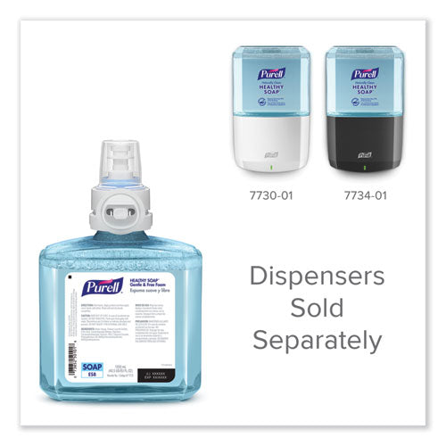 Image of PURELL® HEALTHY SOAP Gentle and Free Foam Refill, For ES8 Dispensers, Fragrance-Free, 1,200 mL, 2/Carton