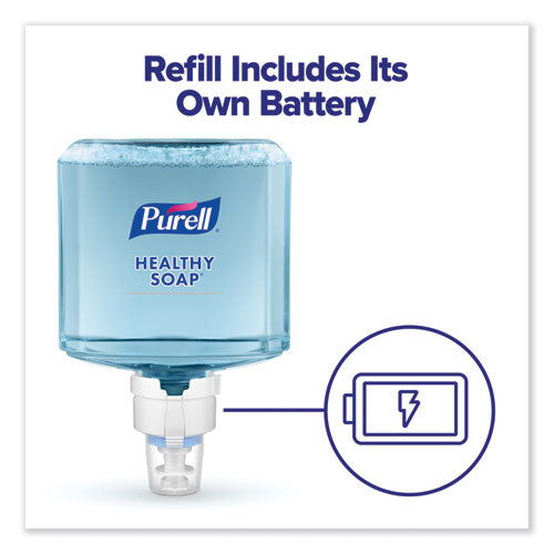 Image of PURELL® HEALTHY SOAP 0.5% BAK Antimicrobial Foam Refill, For ES8 Dispensers, Light Citrus Floral, 1,200 mL, 2/Carton