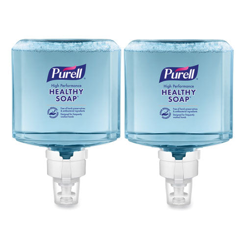 Image of PURELL® CLEAN RELEASE Technology (CRT) HEALTHY SOAP High Performance Foam Refill, For ES8 Dispensers, Fragrance-Free, 1,200 mL, 2/CT