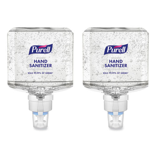 Image of PURELL® Advanced Hand Sanitizer Foam, For ES8 Dispensers, 1,200 mL, Clean Scent, 2/Carton