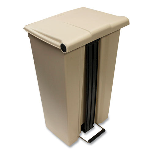 Image of Rubbermaid® Commercial Legacy Step-On Receptacle, 23 gal, Polyethylene, Beige