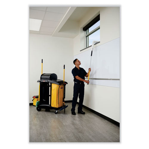 Image of Rubbermaid® Commercial Vinyl Cleaning Cart Bag for Rubbermaid Commercial 9T76, 9T77 and 9T78, 34 gal, 17.5" x 10.5" x 33", Yellow