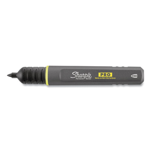 Image of Sharpie® Pro Permanent Marker, Fine Bullet Tip, Black, Dozen