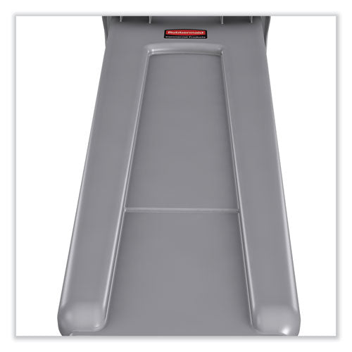Image of Rubbermaid® Commercial Slim Jim with Venting Channels, 23 gal, Plastic, Gray
