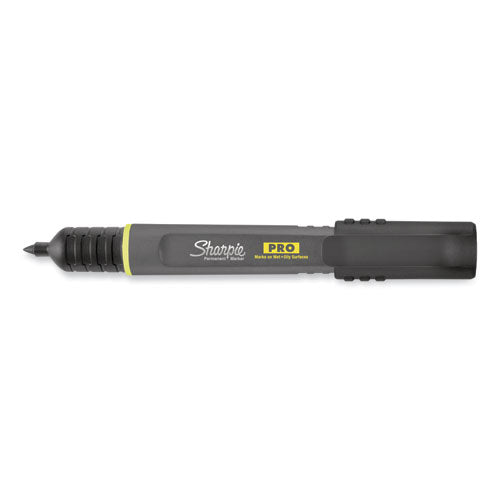 Image of Sharpie® Pro Permanent Marker, Fine Bullet Tip, Black, Dozen