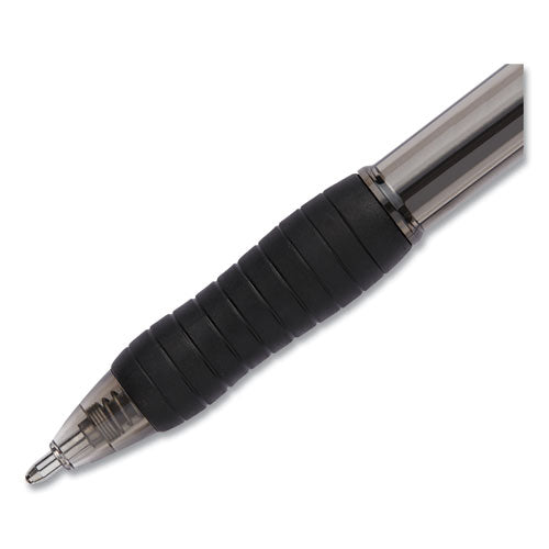 Image of Paper Mate® Profile Ballpoint Pen Value Pack, Retractable, Bold 1.4 mm, Black Ink, Translucent Black Barrel, 36/Box