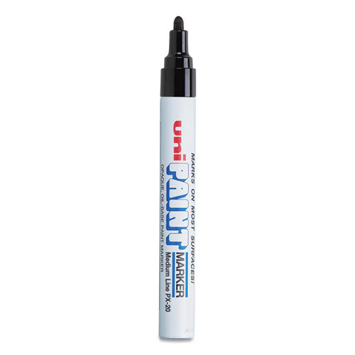 Image of uni®-Paint Permanent Marker, Medium Bullet Tip, Black