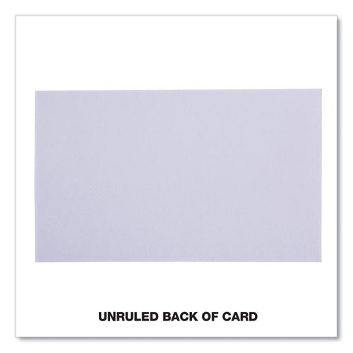 Image of Universal® Ruled Index Cards, 3 X 5, White, 100/pack