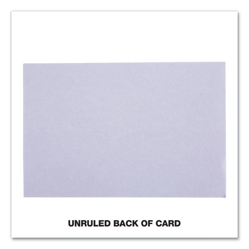 Image of Universal® Ruled Index Cards, 4 X 6, White, 100/pack