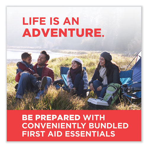 Image of Johnson & Johnson® Red Cross® Mini First Aid To Go Kit, 12 Pieces, Plastic Case