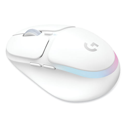 Image of Logitech® G705 Wireless Gaming Mouse, 2.4 GHz Frequency/33 ft Wireless Range, Right Hand Use, White