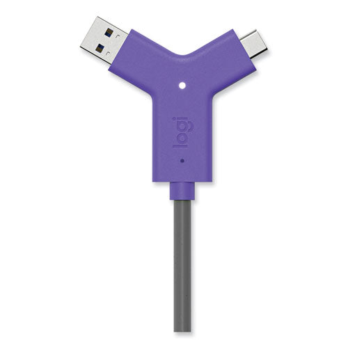 Image of Logitech® Swytch, USB-C, Purple/Black