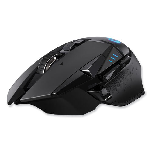 Image of Logitech® G502 LIGHTSPEED Wireless Gaming Mouse, 2.4 GHz Frequency/33 ft Wireless Range, Right Hand Use, Black