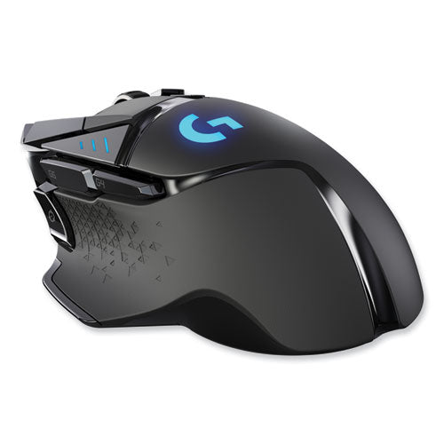 Image of Logitech® G502 LIGHTSPEED Wireless Gaming Mouse, 2.4 GHz Frequency/33 ft Wireless Range, Right Hand Use, Black