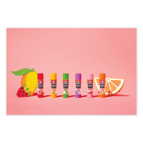 Image of Elmer's® Clear School Glue Stick, Scented, Assorted, 0.21 oz, Dries Clear, 30/Pack