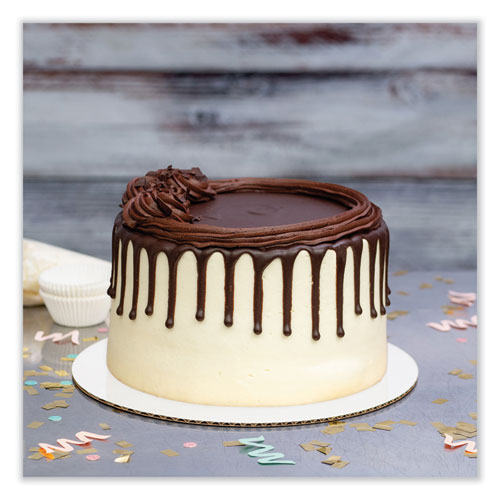 Image of SCT® Bright White Cake Circles, 10" Diameter, Paper, 100/Carton