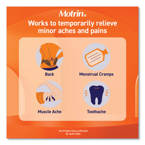 Image of Motrin® IB Ibuprofen Tablets, Two-Pack, 50 Packs/box