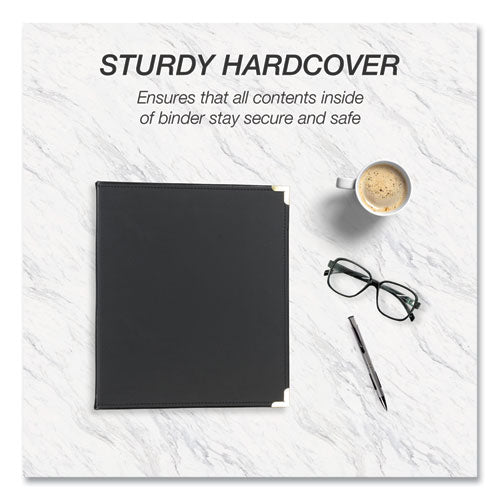Image of Samsill® Classic Collection Ring Binder, 3 Rings, 1" Capacity, 11 X 8.5, Black