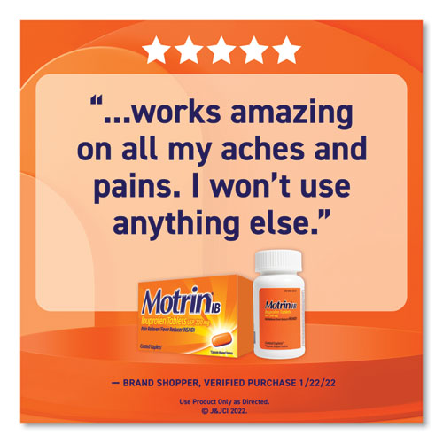 Image of Motrin® IB Ibuprofen Tablets, Two-Pack, 50 Packs/box