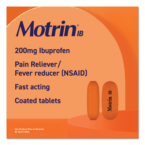 Image of Motrin® IB Ibuprofen Tablets, Two-Pack, 50 Packs/box