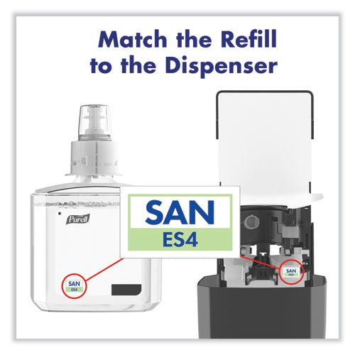 Image of PURELL® Push-Style Hand Sanitizer Dispenser, 1,200 Ml, 5.25 X 8.56 X 12.13, Graphite