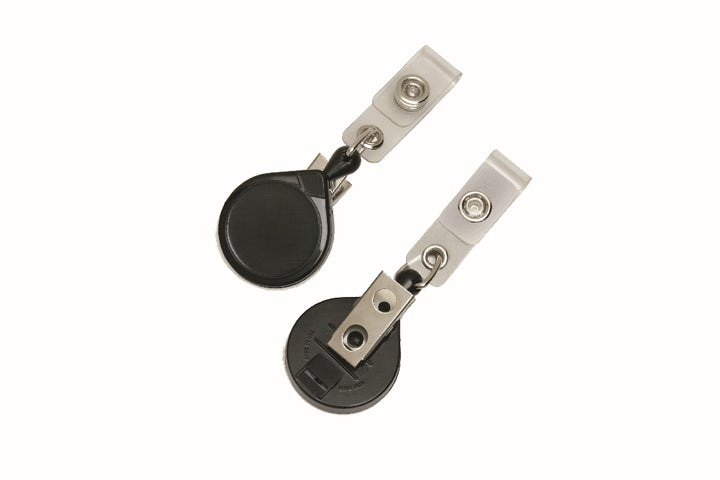 Image of Retractable ID Card Reel, w/Bulldog Clip