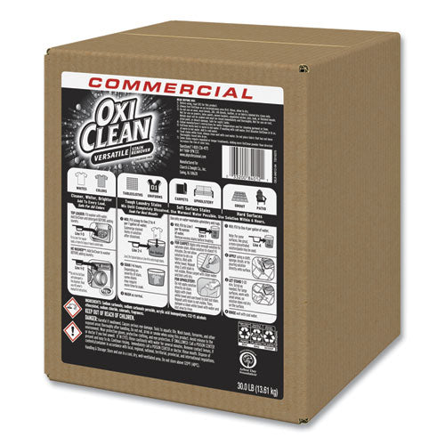 Image of OxiClean Stain Remover, Regular Scent, 30 Lb Box