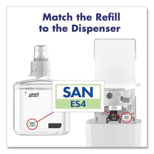 Image of PURELL® Push-Style Hand Sanitizer Dispenser, 1,200 Ml, 5.25 X 8.56 X 12.13, White