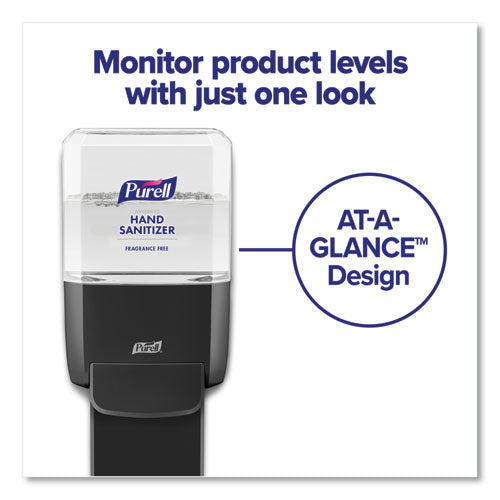 Image of PURELL® Push-Style Hand Sanitizer Dispenser, 1,200 Ml, 5.25 X 8.56 X 12.13, Graphite