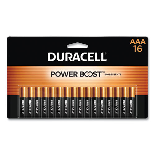 Image of Duracell® Power Boost CopperTop Alkaline AAA Batteries, 16/Pack