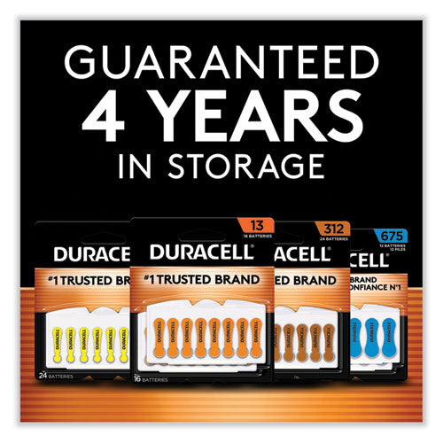 Image of Duracell® Hearing Aid Battery, #13, 16/pack