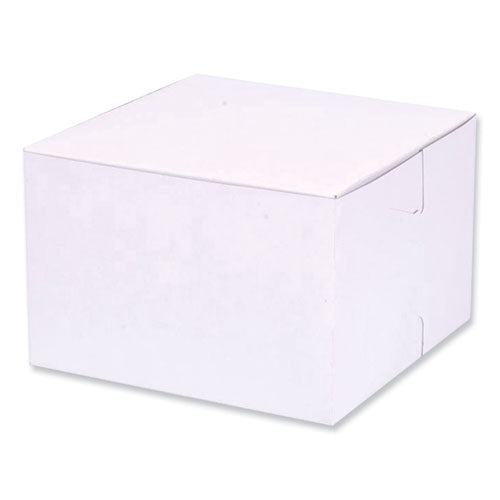 Image of SCT® Bakery Boxes, Standard, 6 X 6 X 4, White, Paper, 250/carton