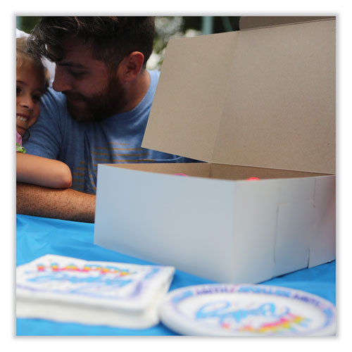Image of SCT® Bakery Boxes, Standard, 7 X 7 X 4, White, Paper, 250/carton