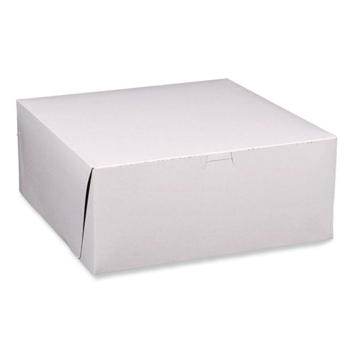 Image of SCT® Bakery Boxes, Standard, 14 X 14 X 6, White, Paper, 50/carton