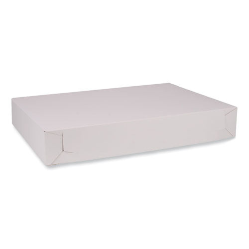 Image of SCT® Bakery Boxes, Standard, 26 X 18.5 X 4, White, Paper, 50/carton
