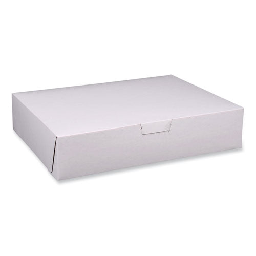 Image of SCT® Bakery Boxes, Standard, 19 X 14 X 4, White, Paper, 50/carton