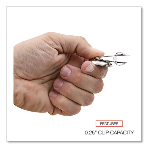 Image of Universal® Bulldog Magnetic Clips, Medium, Nickel, 12/Pack