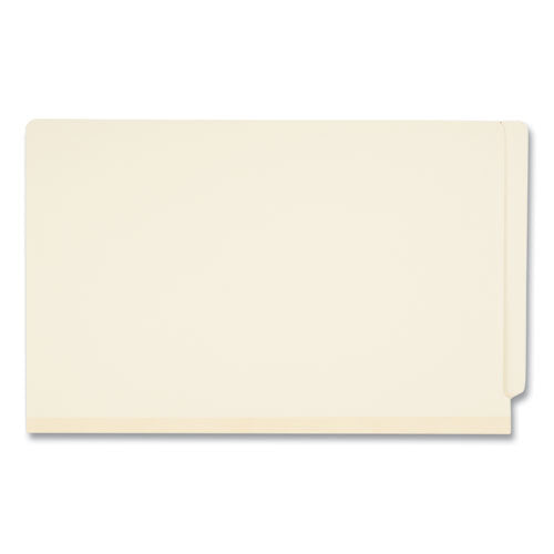 Image of Universal® Six-Section Manila End Tab Classification Folders, 2" Expansion, 2 Dividers, 6 Fasteners, Legal Size, Manila Exterior, 10/Box