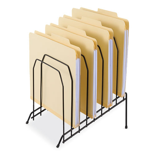 Image of Universal® Wire Tiered File Sorter, 8 Sections, Letter To Legal Size Files, 8" X 10.5" X 12.5", Black