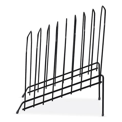 Image of Universal® Wire Tiered File Sorter, 8 Sections, Letter To Legal Size Files, 8" X 10.5" X 12.5", Black