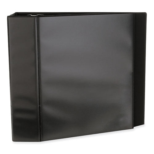 Image of Universal® Slant D-Ring View Binder, 3 Rings, 5" Capacity, 11 x 8.5, Black