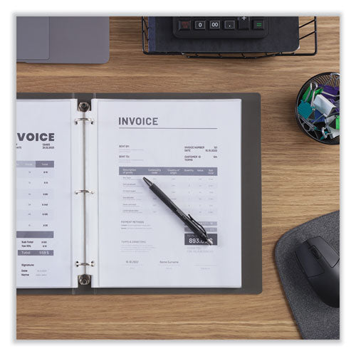Image of Universal® Top-Load Poly Sheet Protectors, Standard Gauge, Letter, Clear, 50/pack