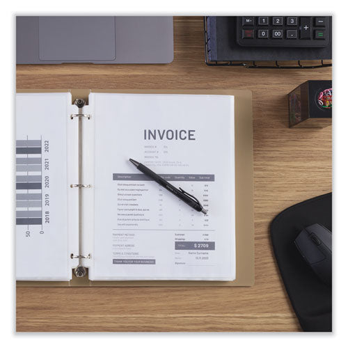 Image of Universal® Top-Load Poly Sheet Protectors, Nonglare, Economy, Letter, 200/box