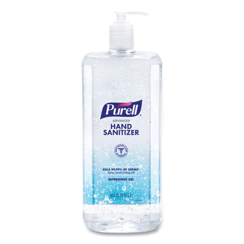 Image of PURELL® Advanced Hand Sanitizer Refreshing Gel, 1.5 L Pump Bottle, Clean Scent
