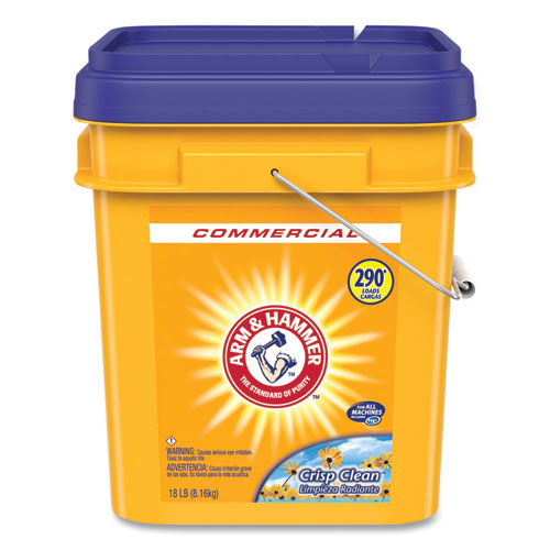 Image of Arm & Hammer Powder Laundry Detergent, Crisp Clean, 18 lb Pail