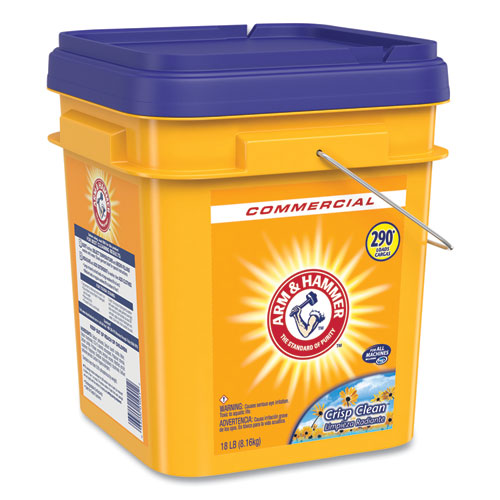 Image of Arm & Hammer Powder Laundry Detergent, Crisp Clean, 18 lb Pail