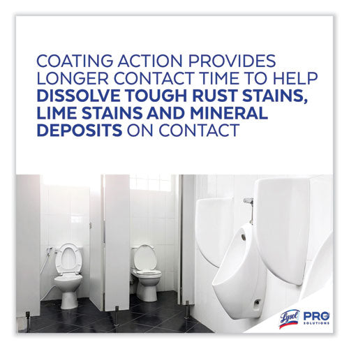 Image of Professional LYSOL® Brand Disinfectant Toilet Bowl Cleaner, 32oz Bottle, 12/carton