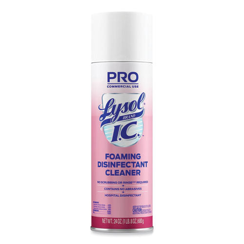 Image of LYSOL® Brand I.C. Foaming Disinfectant Cleaner, 24 Oz Aerosol Spray, 12/carton